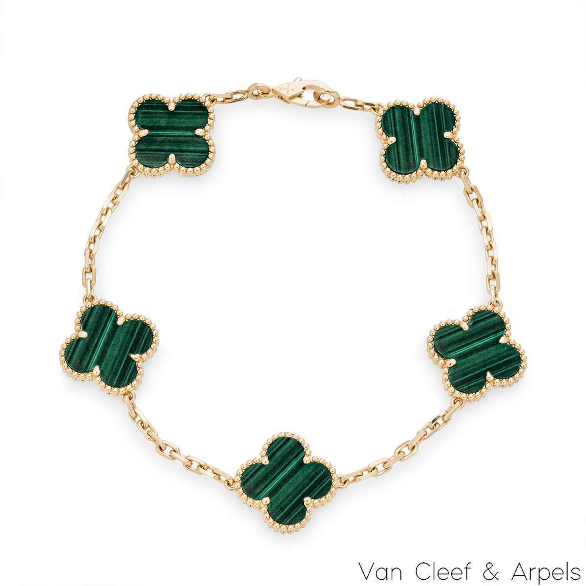 Van Cleef & Arpels newest Full Diamond + Turquoise Five Flower Bracelet